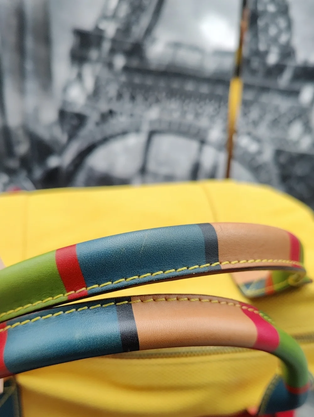 Dooney & Bourke Yellow Canvas Y2K Satchel